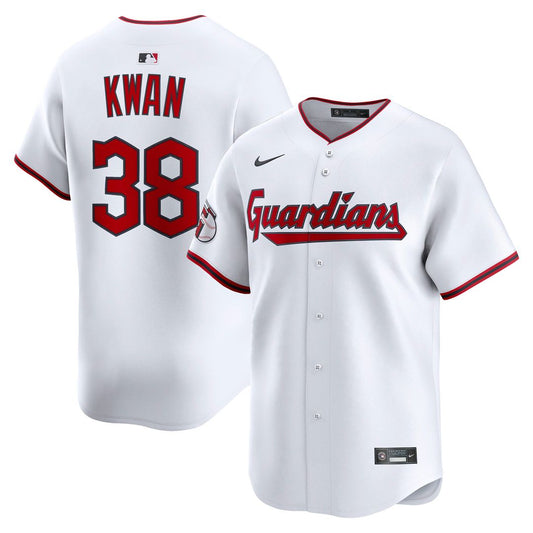 Cleveland Guardians Steven Kwan Nike Home Limited Player Jersey - White Team Jersey Sports Fan Apparel