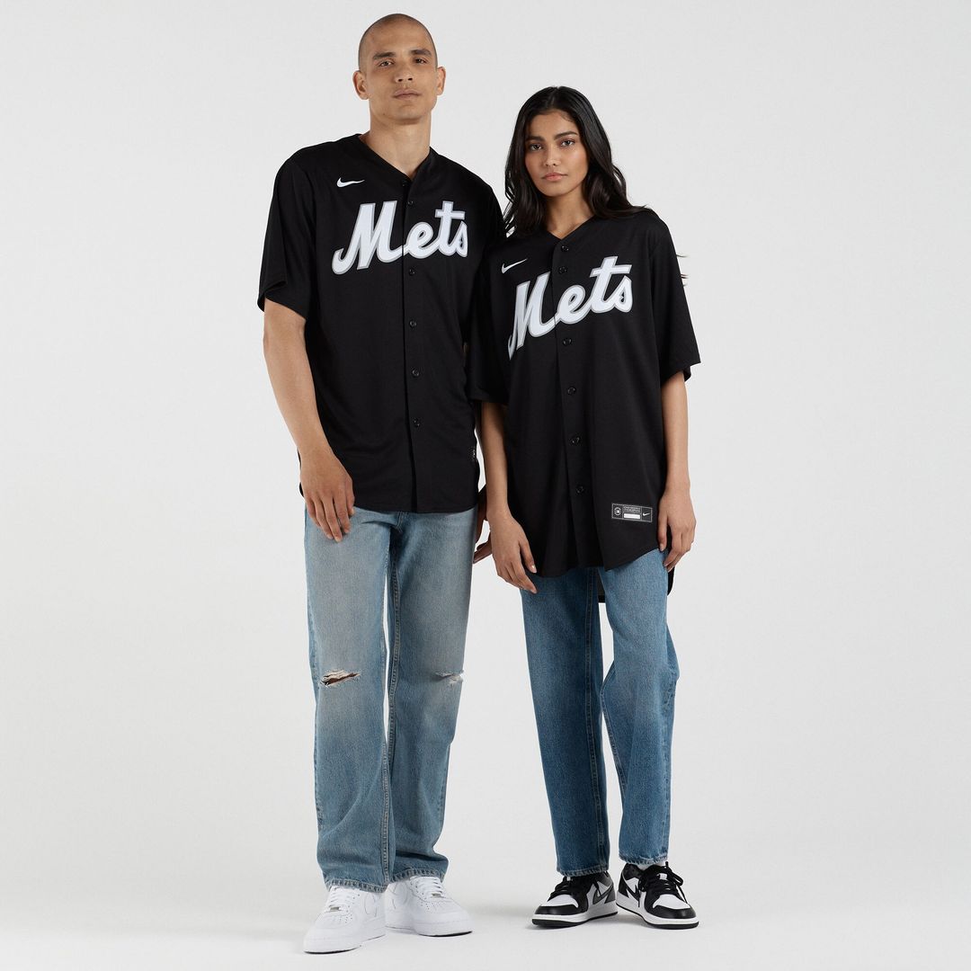 New York Mets Francisco Lindor Nike Replica Player Jersey - Black Team Jersey Sports Fan Apparel