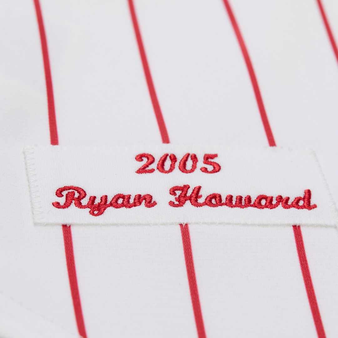 Philadelphia Phillies Ryan Howard Mitchell & Ness Cooperstown Authentic Jersey - White Team Jersey Sports Fan Apparel