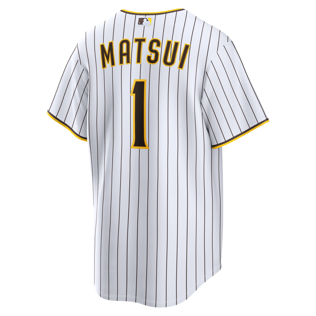 San Diego Padres Yuki Matsui Nike Home Replica Jersey - White Team Jersey Sports Fan Apparel