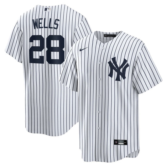 New York Yankees Austin Wells Nike Home Replica Jersey - White Team Jersey Sports Fan Apparel