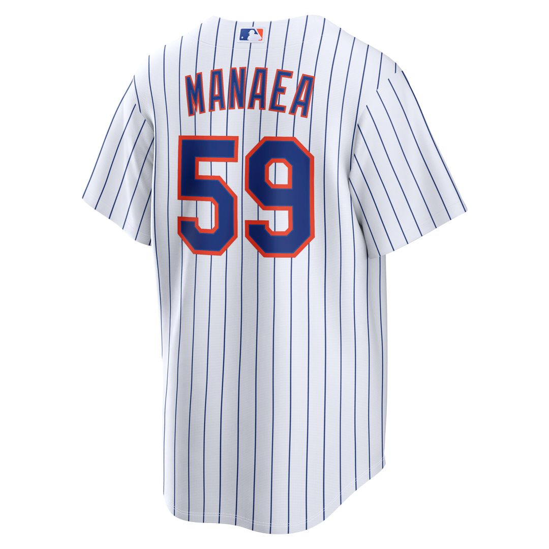 New York Mets Sean Manaea Nike Home Replica Jersey - White Team Jersey Sports Fan Apparel