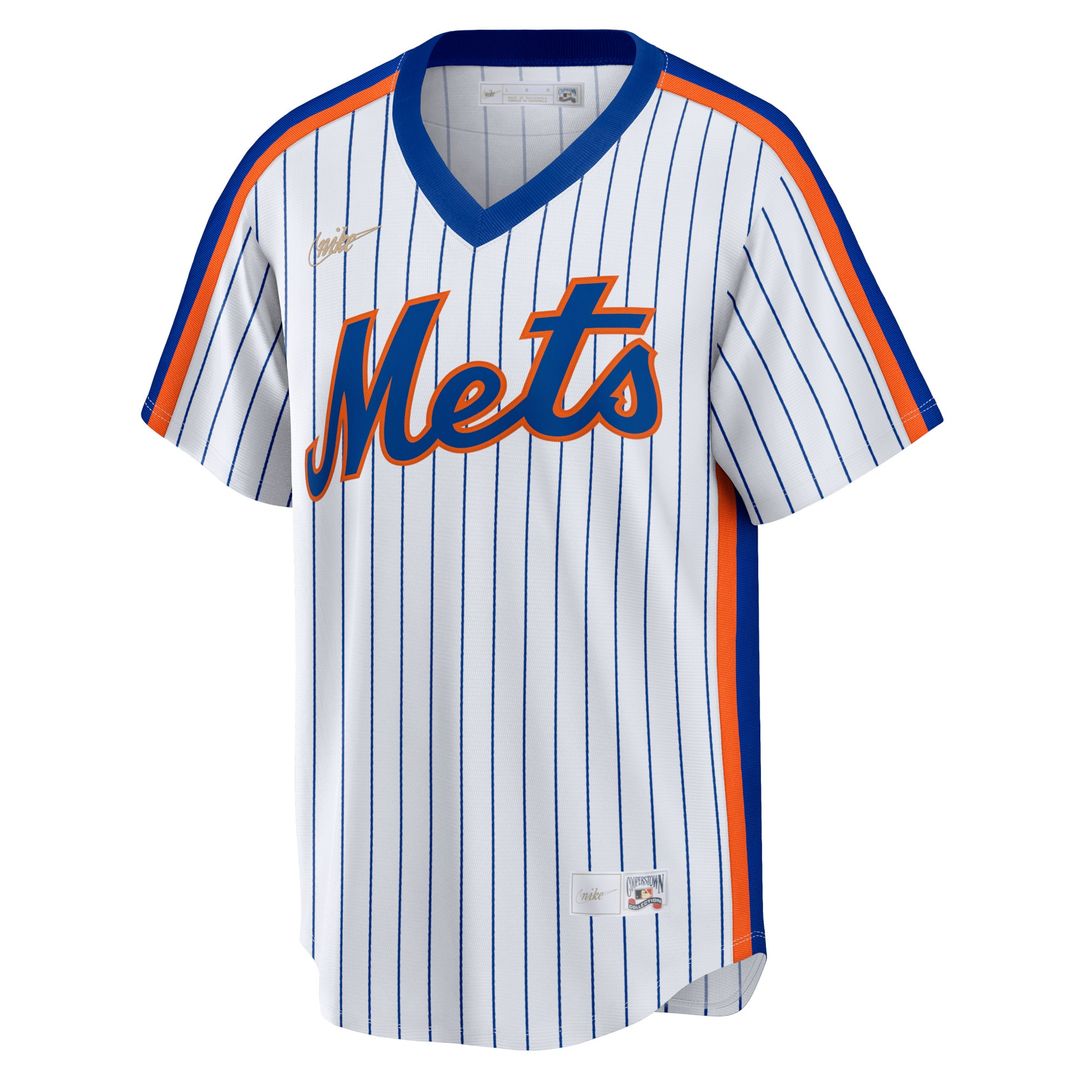 New York Mets Darryl Strawberry Nike Home Cooperstown Player Jersey - White Team Jersey Sports Fan Apparel