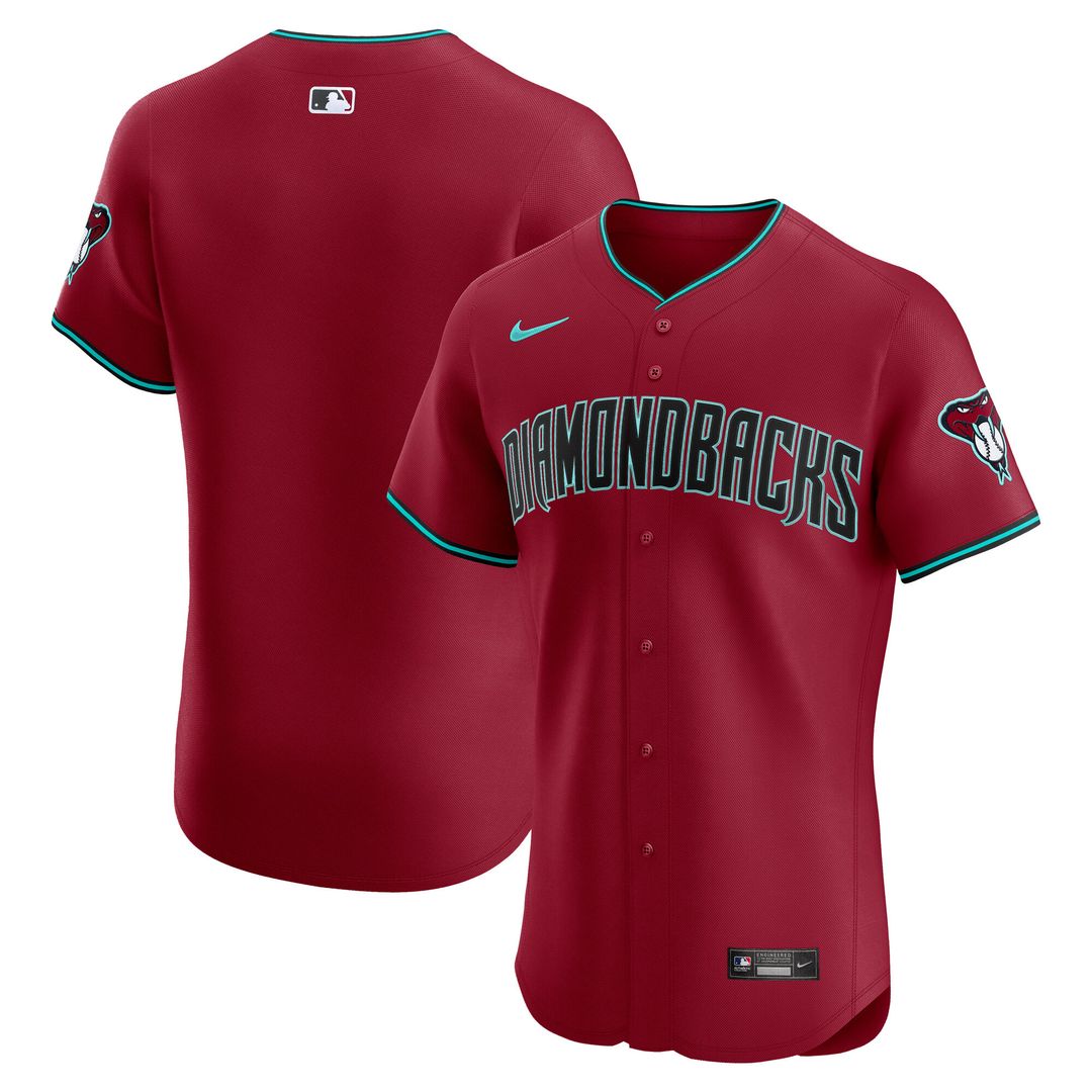 Arizona Diamondbacks Nike Alternate 2 Elite Jersey - Red Team Jersey Sports Fan Apparel