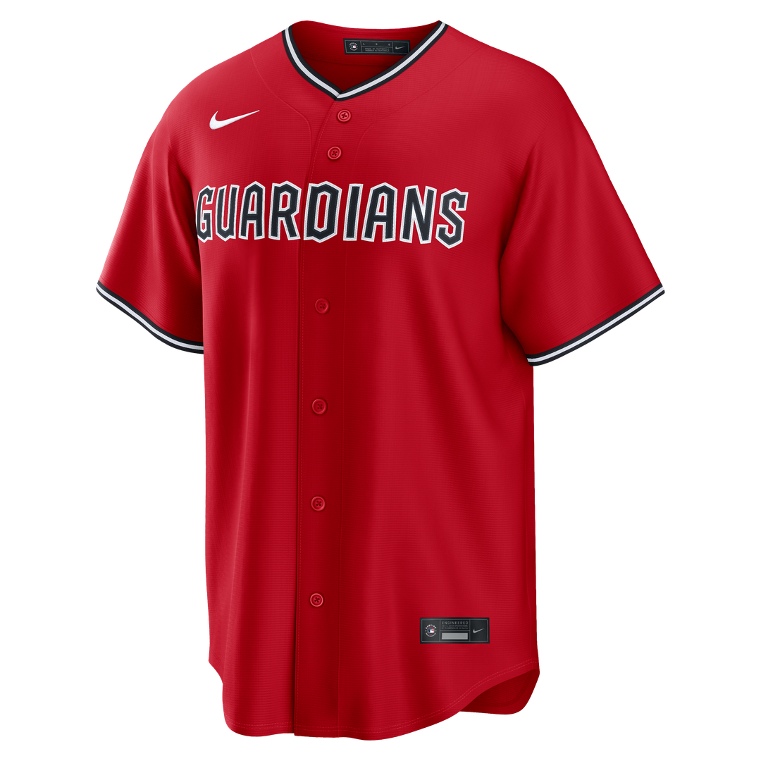 Cleveland Guardians Nike Alternate Replica Jersey - Red Team Jersey Sports Fan Apparel