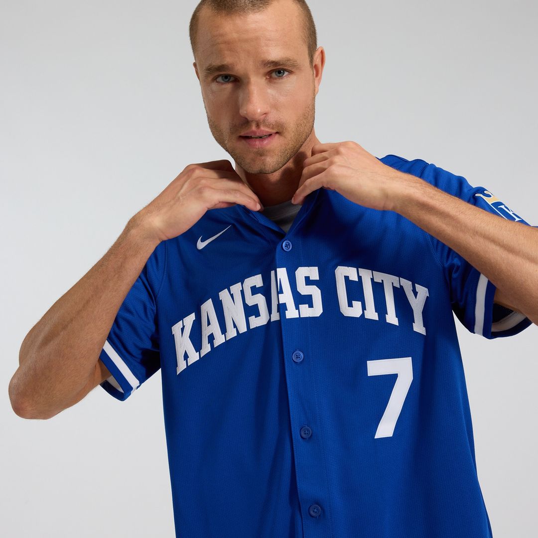 Kansas City Royals Bobby Witt Jr. Nike Alternate 2 Limited Player Jersey - Royal Team Jersey Sports Fan Apparel