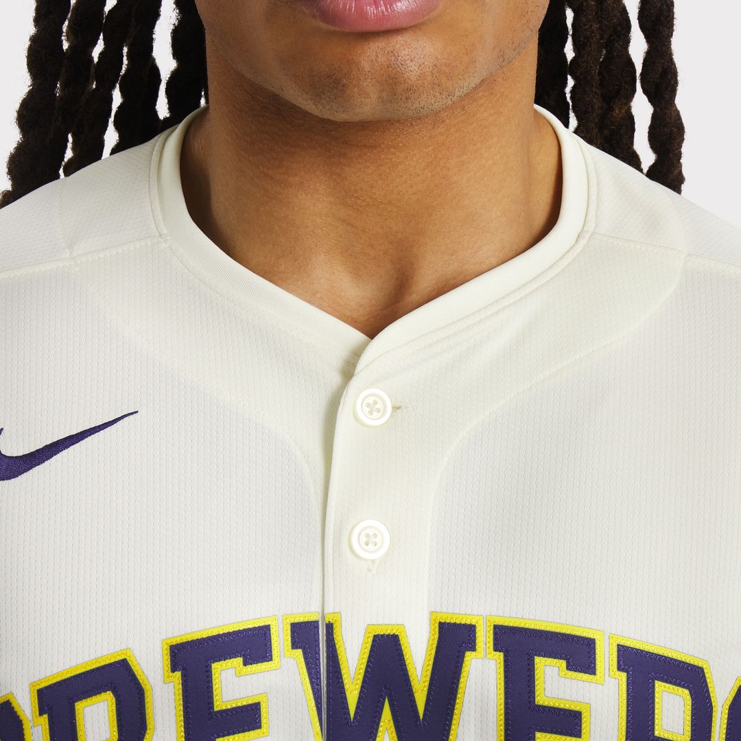 Milwaukee Brewers Christian Yelich Nike Home Limited Player Jersey - Cream Team Jersey Sports Fan Apparel