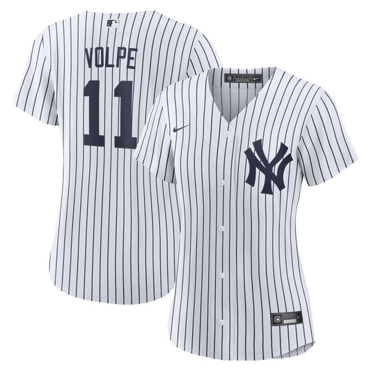 New York Yankees Anthony Volpe Nike Women's Home Replica Player Jersey - White Team Jersey Sports Fan Apparel