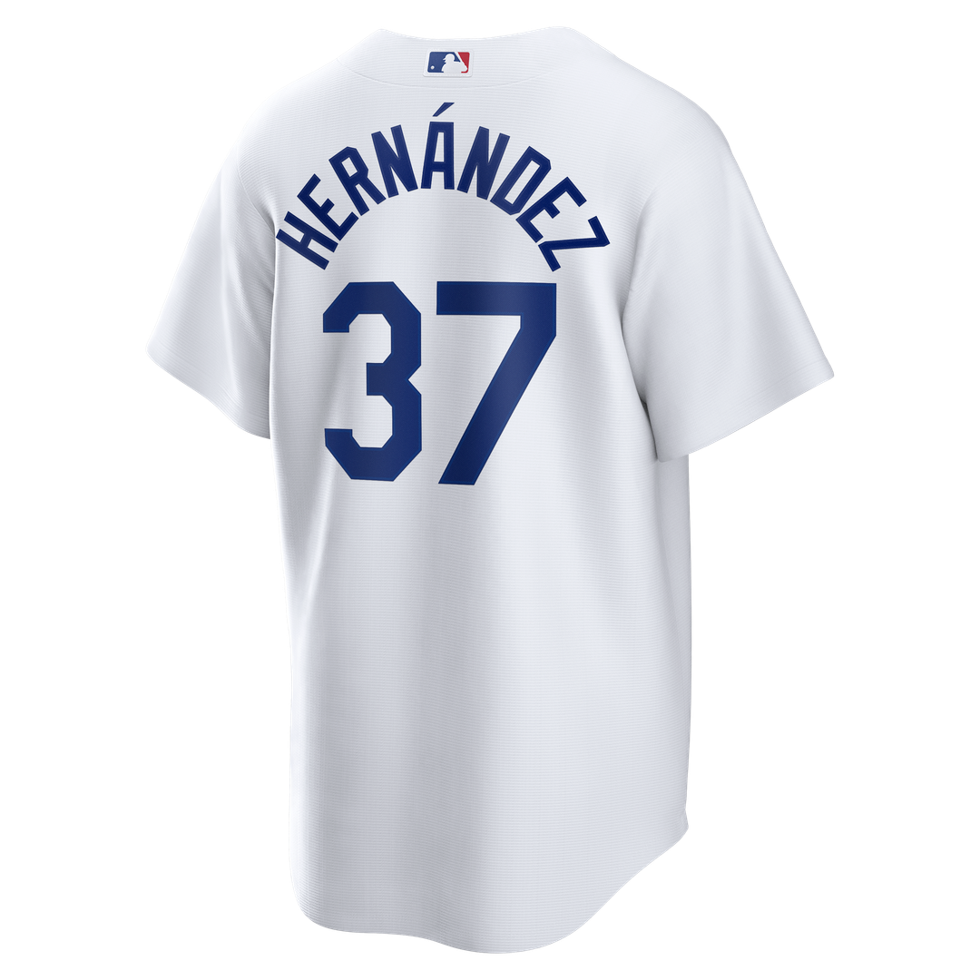 Los Angeles Dodgers Teoscar Hernández Nike Home Replica Jersey - White Team Jersey Sports Fan Apparel