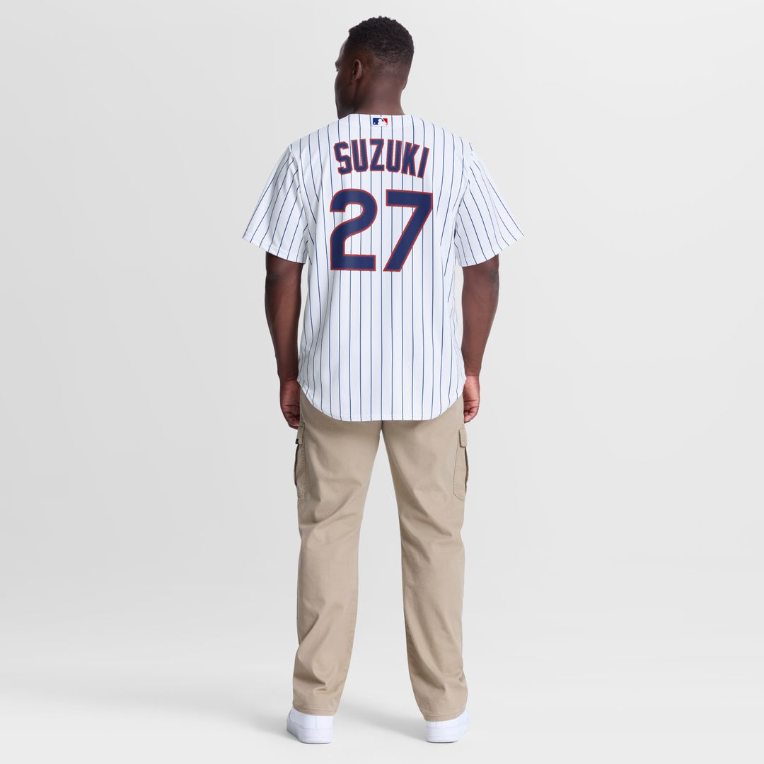 Chicago Cubs Seiya Suzuki Nike Home Replica Jersey - White Team Jersey Sports Fan Apparel