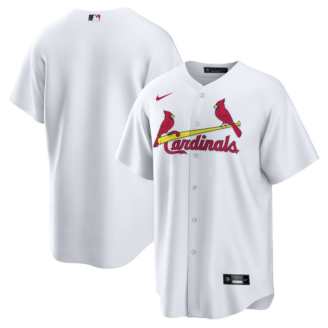 St. Louis Cardinals Nike Home Replica Team Jersey - White Team Jersey Sports Fan Apparel