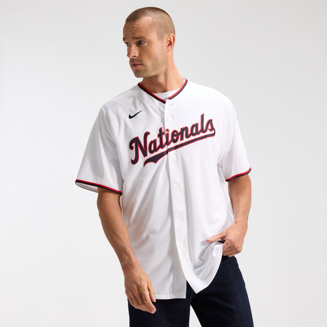 Washington Nationals CJ Abrams Nike Home Replica Jersey - White Team Jersey Sports Fan Apparel