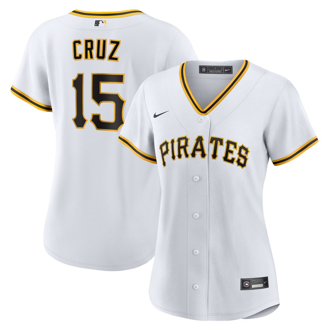 Pittsburgh Pirates Oneil Cruz Nike Women's Home Replica Jersey - White Team Jersey Sports Fan Apparel