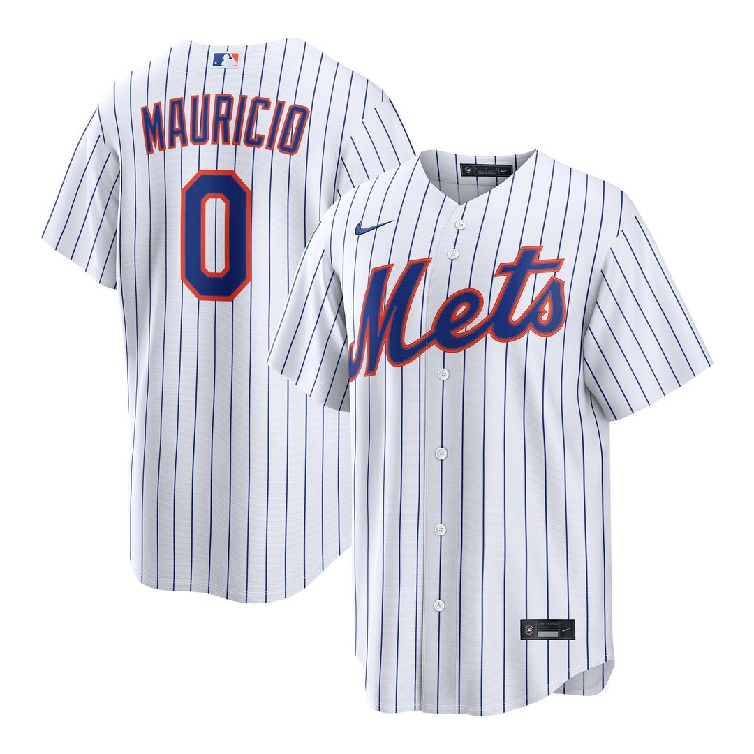 New York Mets Ronny Mauricio Nike Home Replica Jersey - White Team Jersey Sports Fan Apparel