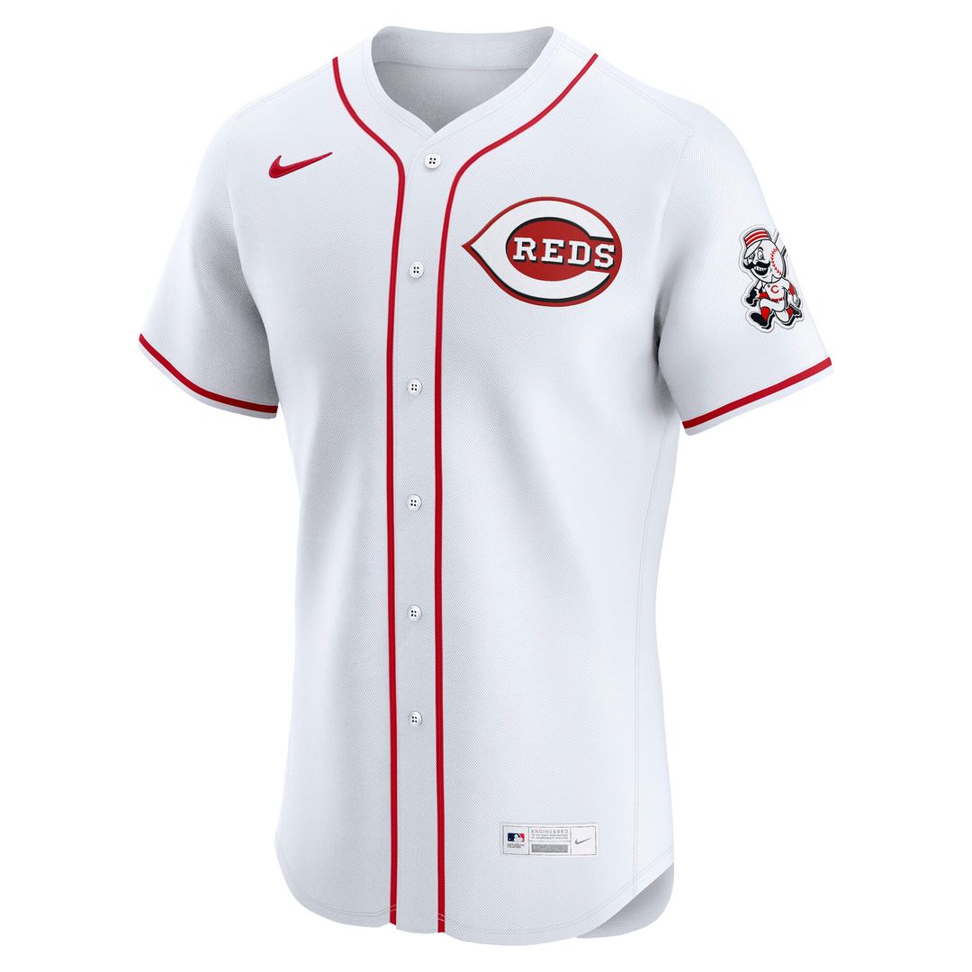 Cincinnati Reds Nike Home Elite Jersey - White Team Jersey Sports Fan Apparel