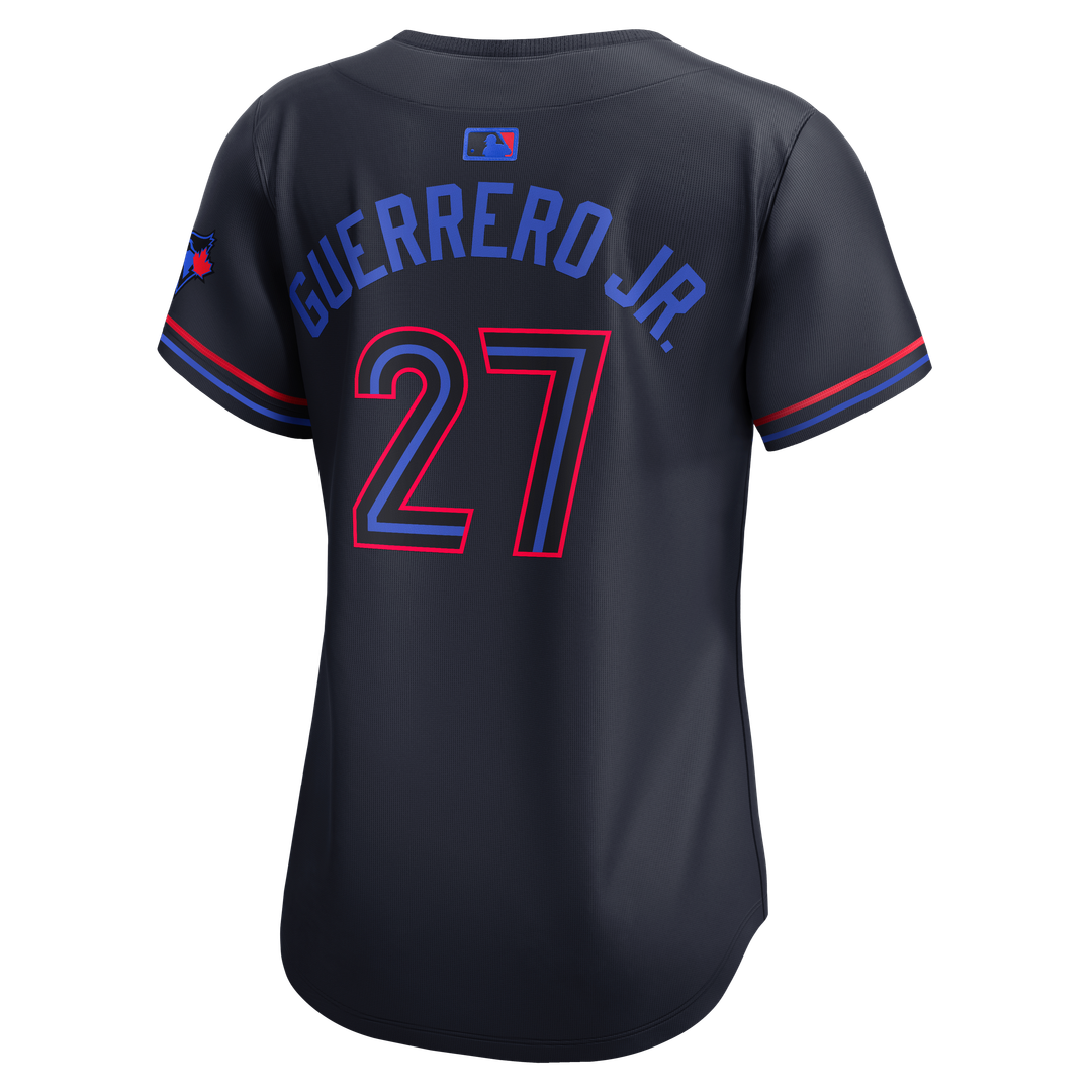 Toronto Blue Jays Vladimir Guerrero Jr. Nike Women's 2024 City Connect Limited Player Jersey - Navy Team Jersey Sports Fan Apparel