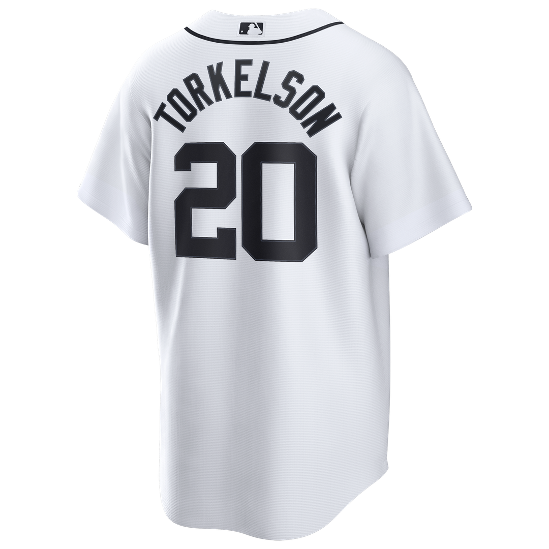 Detroit Tigers Spencer Torkelson Nike Home Replica Jersey - White Team Jersey Sports Fan Apparel