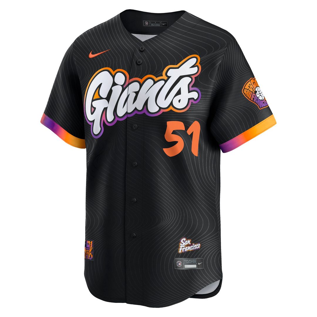 San Francisco Giants Jung Hoo Lee Nike 2025 City Connect Limited Jersey - Black Team Jersey Sports Fan Apparel