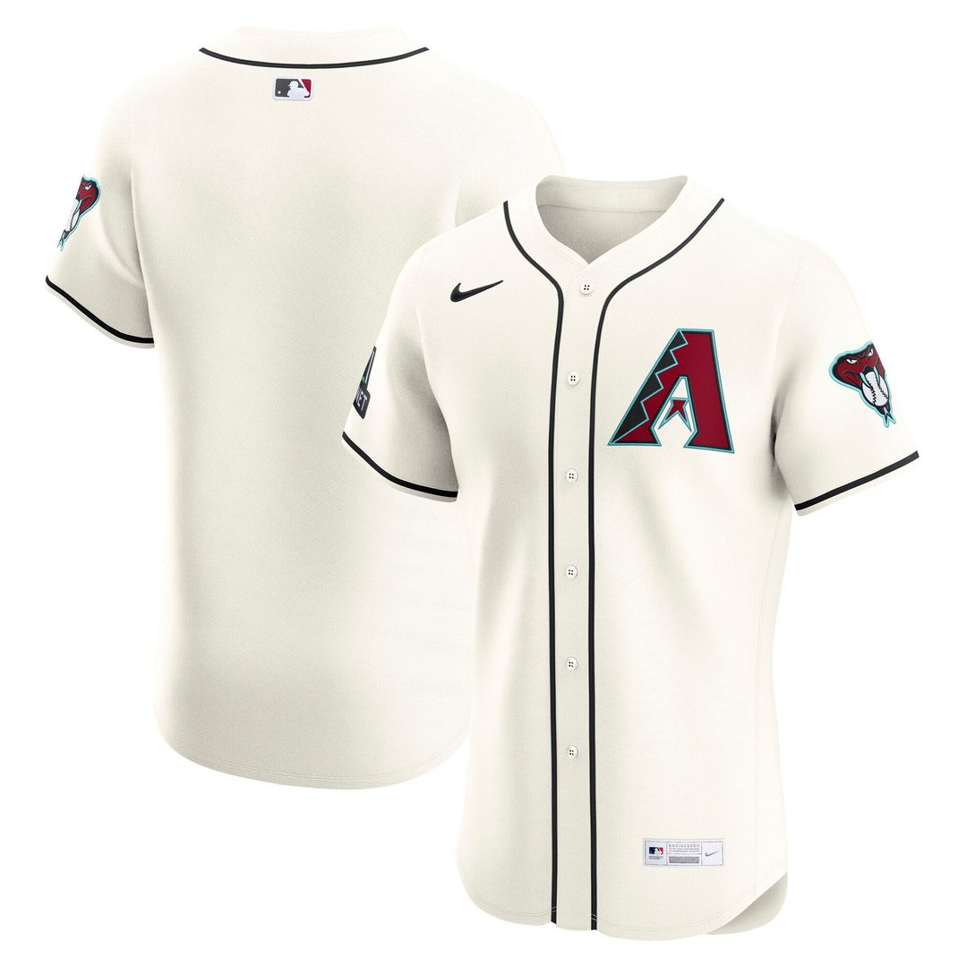 Arizona Diamondbacks Nike Home Elite Jersey - Cream Team Jersey Sports Fan Apparel