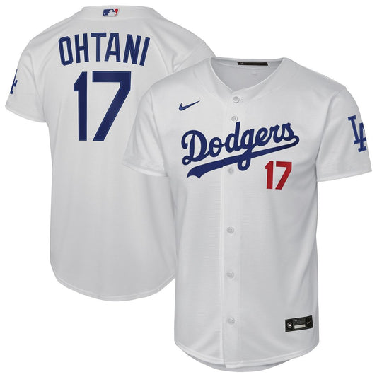 Los Angeles Dodgers Shohei Ohtani Nike Youth Home Stadium Jersey - White Team Jersey Sports Fan Apparel