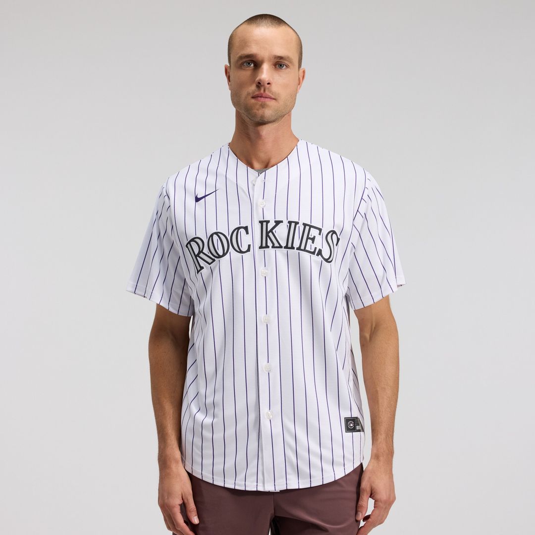 Colorado Rockies Nike Home Replica Team Jersey - White Team Jersey Sports Fan Apparel
