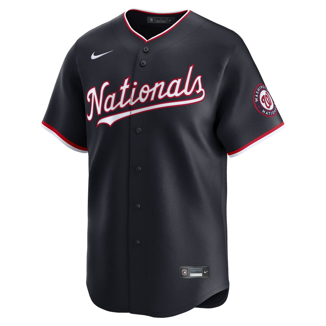 Washington Nationals Nike Alternate Limited Custom Jersey - Navy Team Jersey Sports Fan Apparel