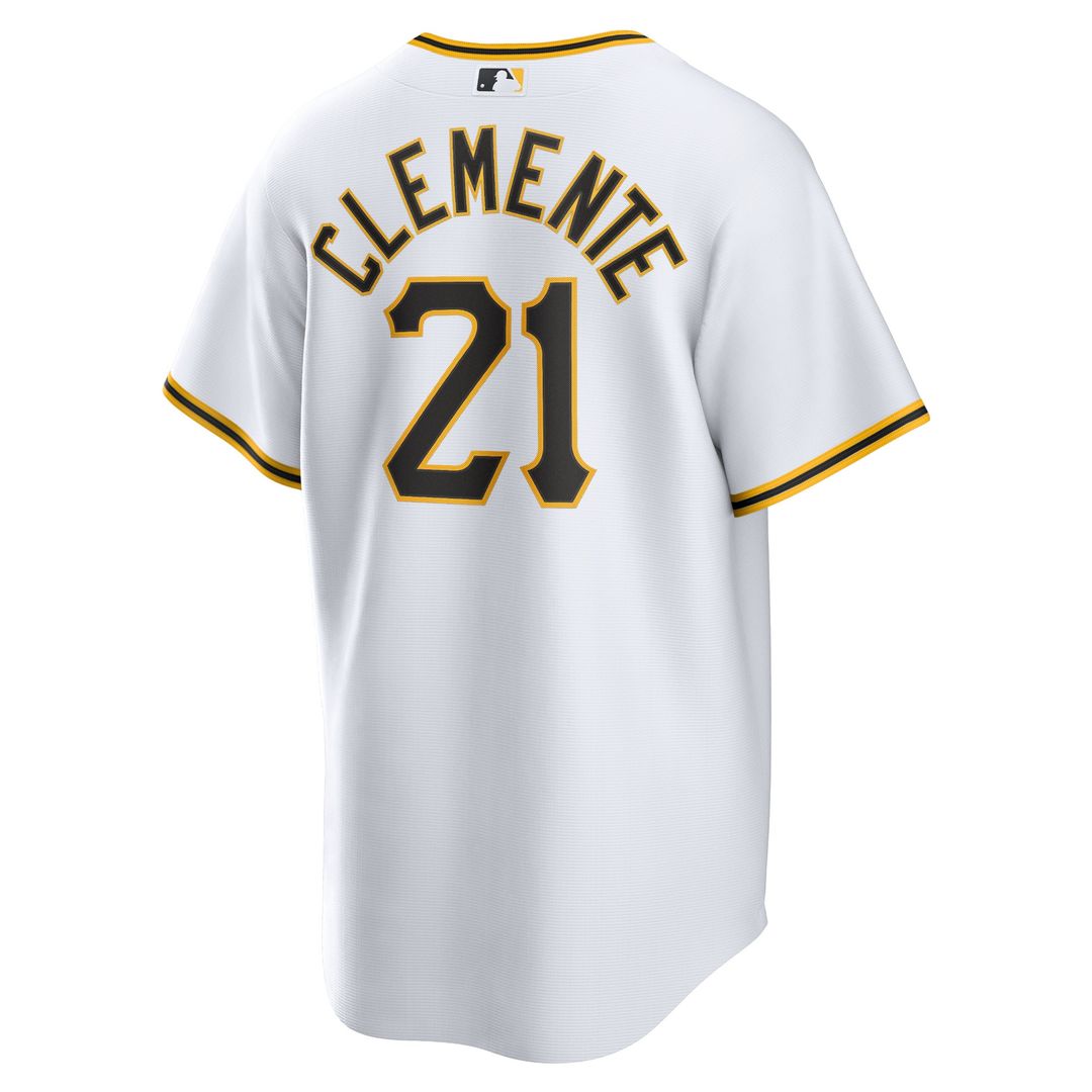 Pittsburgh Pirates Roberto Clemente Nike Home Replica Player Name Jersey - White Team Jersey Sports Fan Apparel