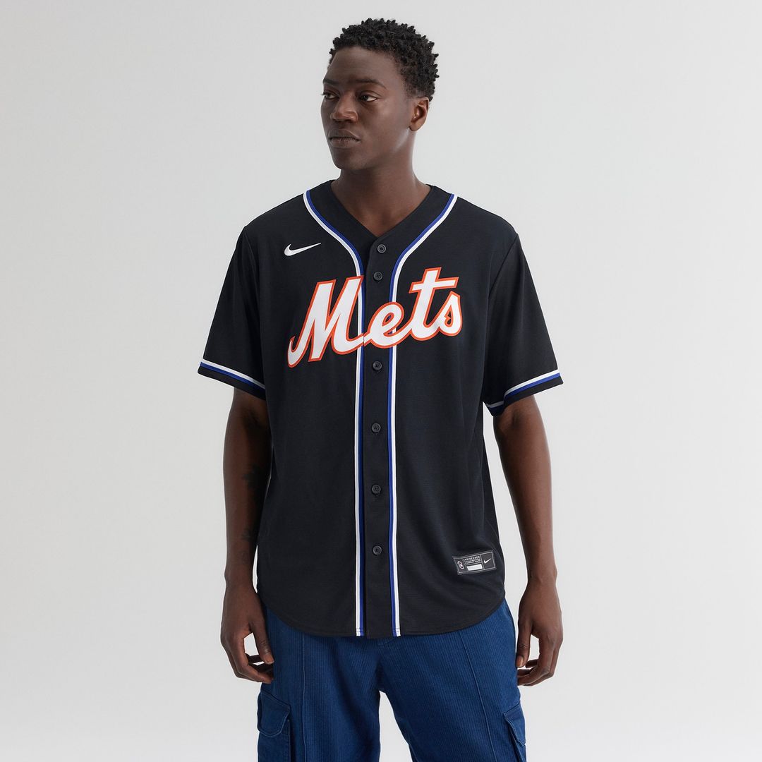 New York Mets Juan Soto Nike Fashion Replica Black Out Jersey Team Jersey Sports Fan Apparel