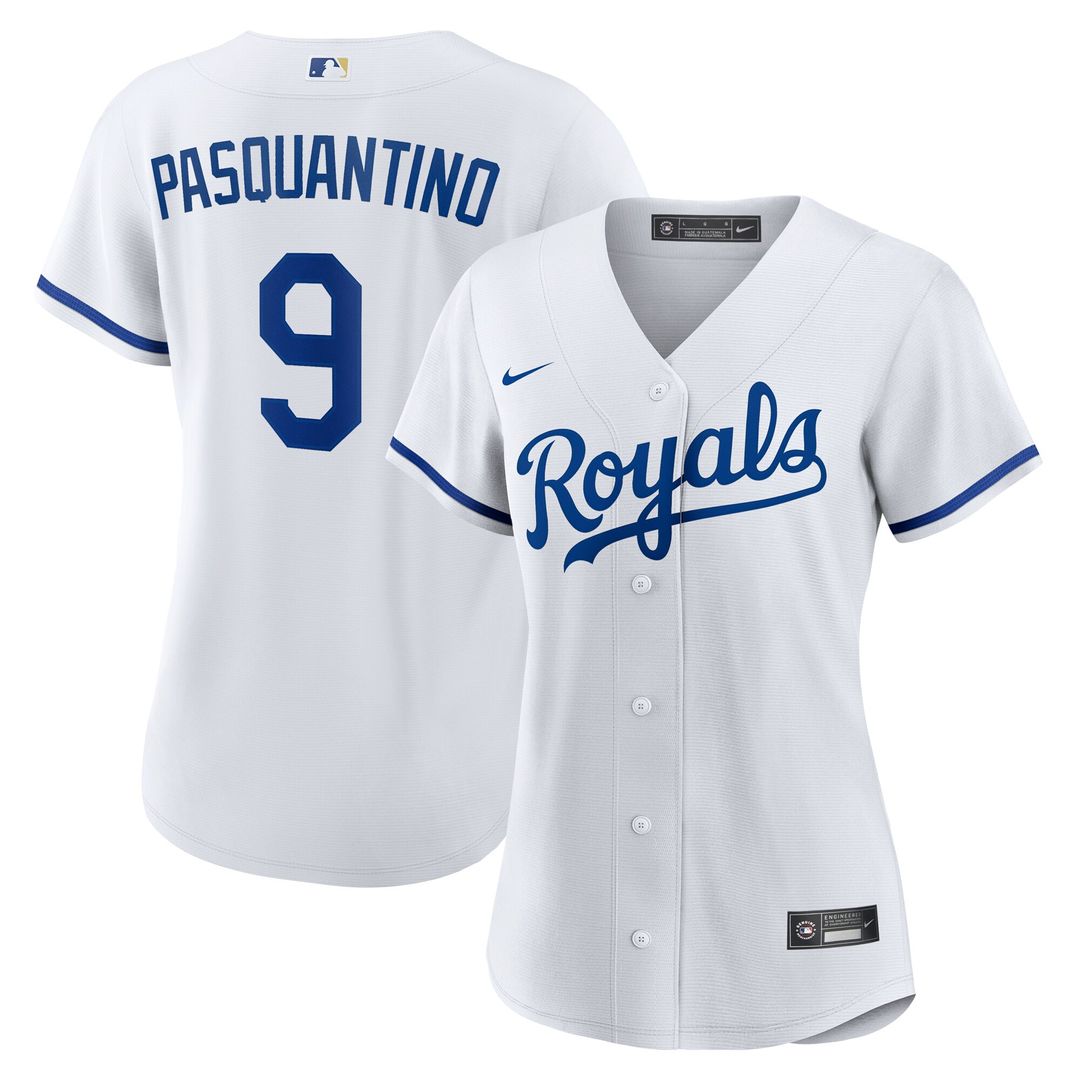 Kansas City Royals Vinnie Pasquantino Nike Women's Home Replica Jersey - White Team Jersey Sports Fan Apparel
