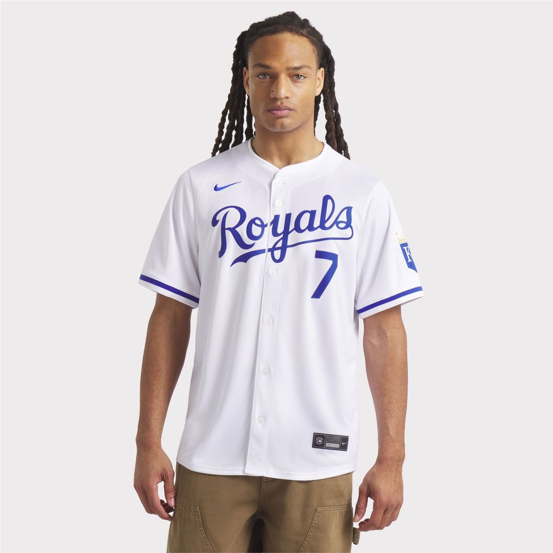 Kansas City Royals Bobby Witt Jr. Nike Home Limited Player Jersey - White Team Jersey Sports Fan Apparel