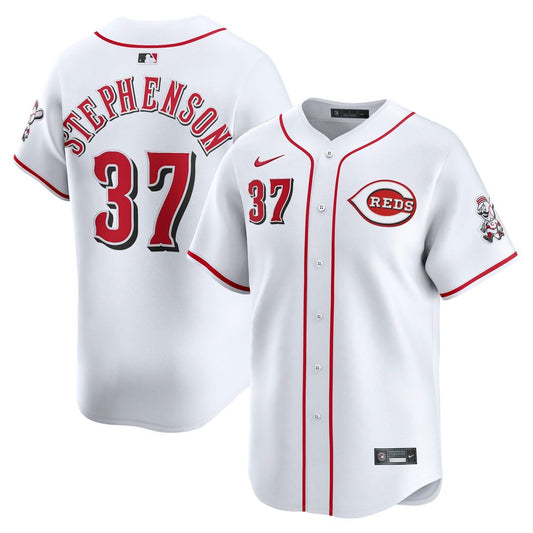 Cincinnati Reds Tyler Stephenson Nike Home Limited Player Jersey - White Team Jersey Sports Fan Apparel