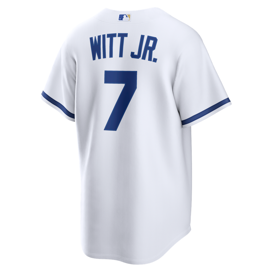 Kansas City Royals Bobby Witt Jr. Nike Home Replica Jersey - White Team Jersey Sports Fan Apparel