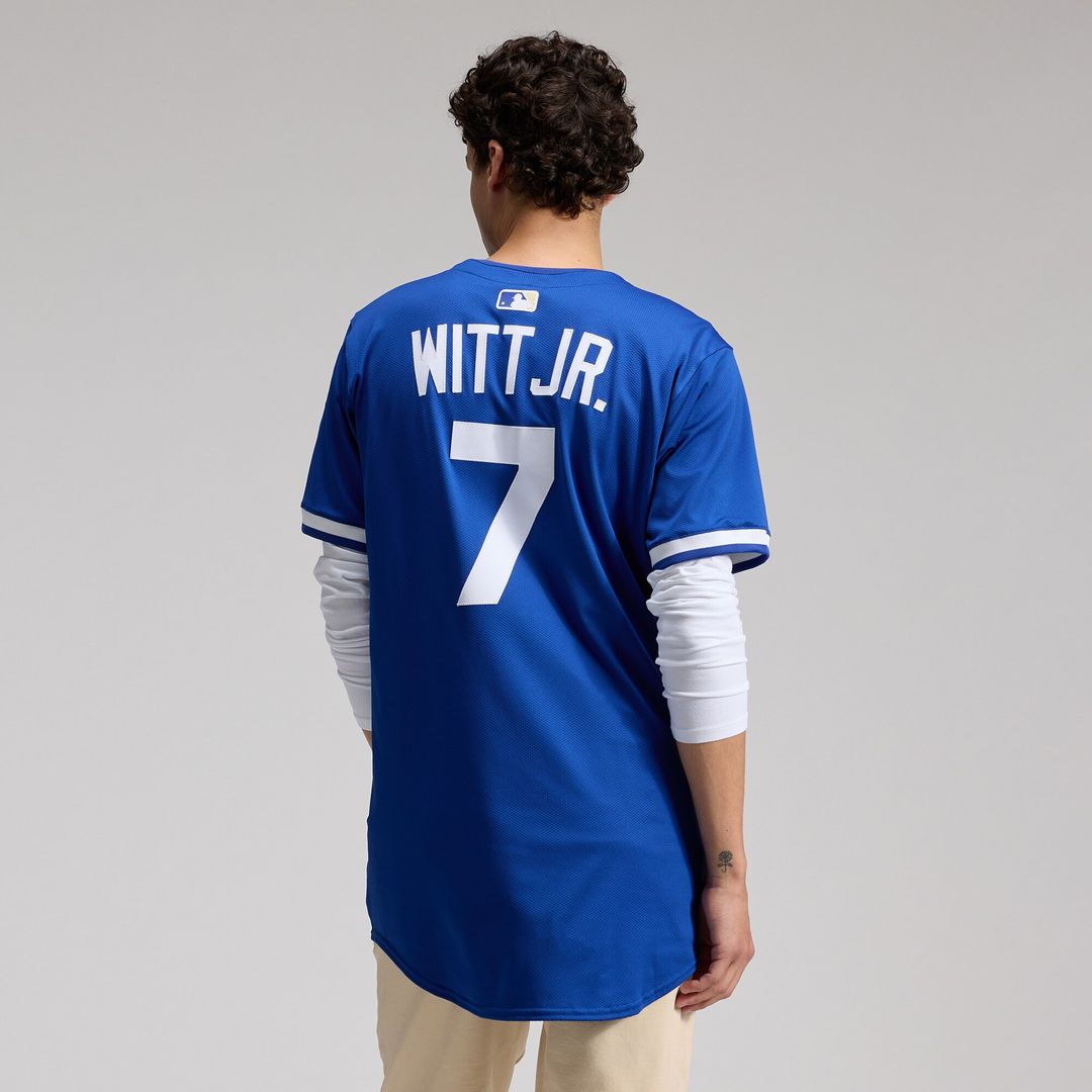 Kansas City Royals Bobby Witt Jr. Nike Alternate 2 Elite Player Jersey - Royal Team Jersey Sports Fan Apparel