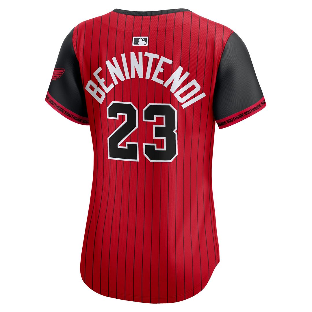 Chicago White Sox Andrew Benintendi Nike Women's 2025 City Connect Limited Player Jersey - Red/Black Team Jersey Sports Fan Apparel