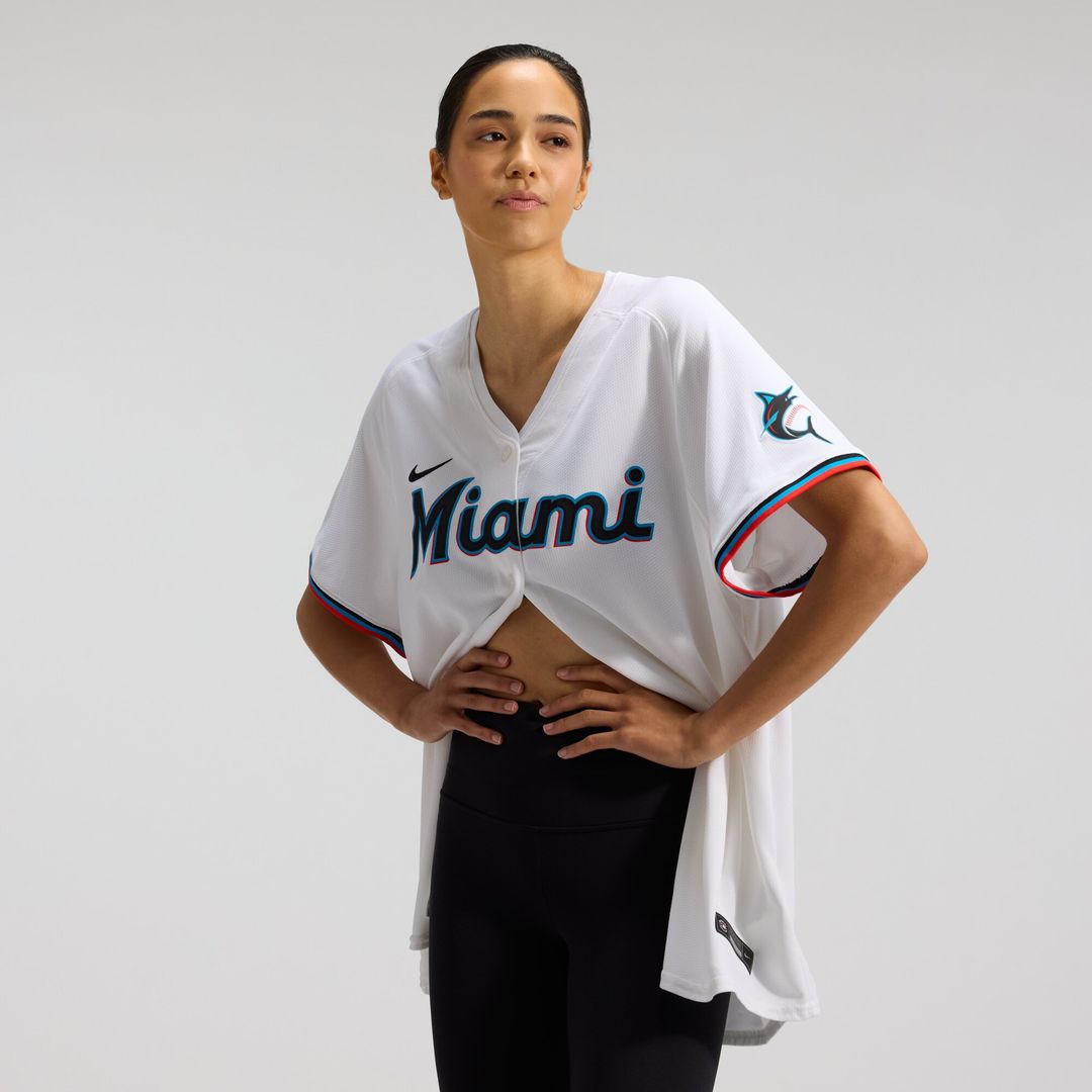 Miami Marlins Sandy Alcantara Nike Women's Home Limited Player Jersey - White Team Jersey Sports Fan Apparel