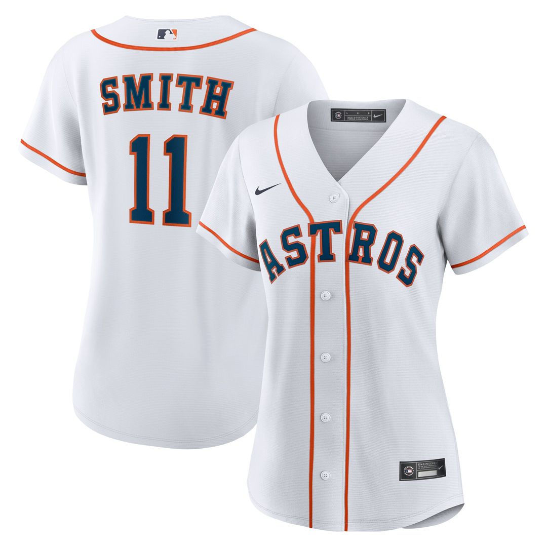 Houston Astros Cam Smith Nike Women's Home Replica Jersey - White Team Jersey Sports Fan Apparel