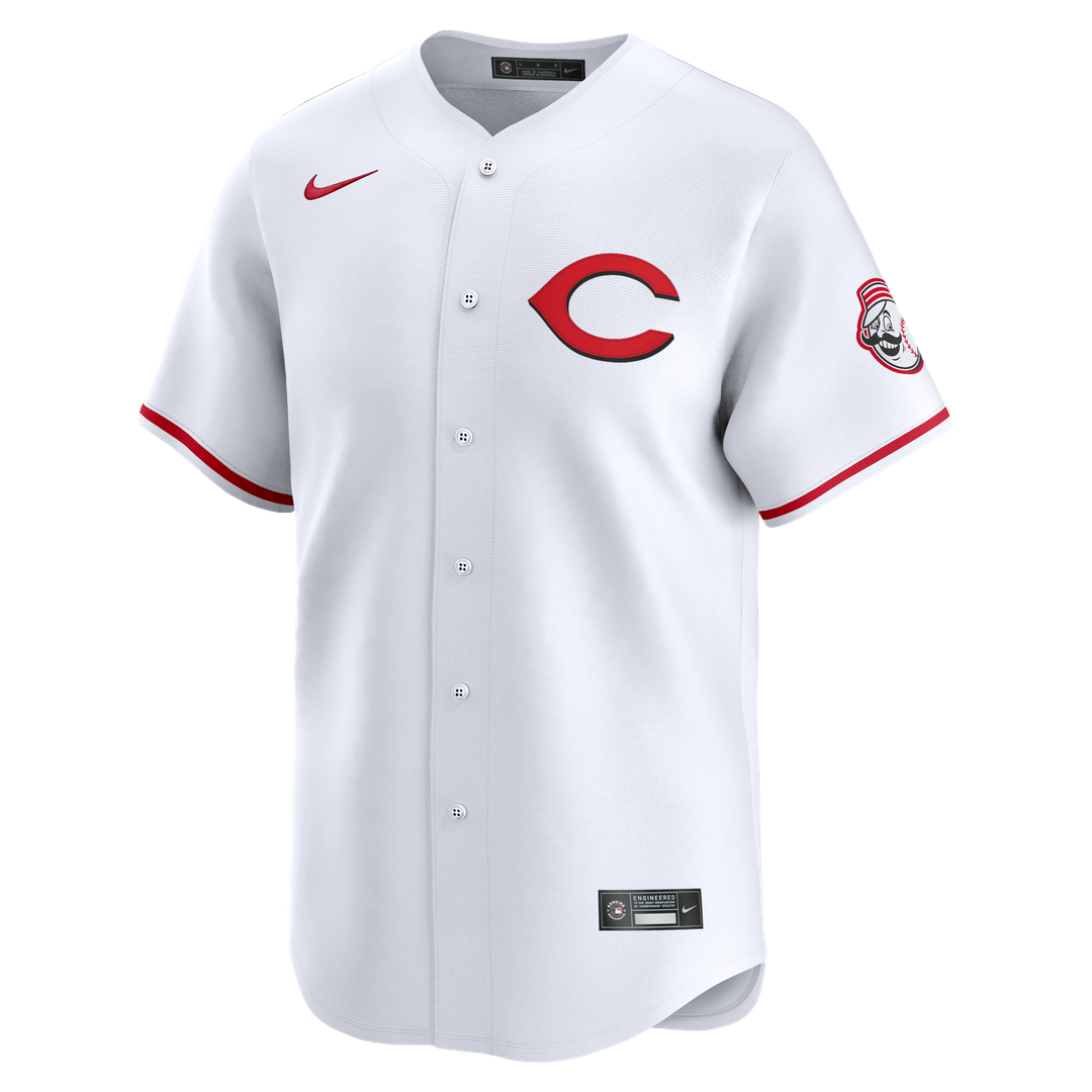 Cincinnati Reds Elly De La Cruz Nike Alternate 2 Limited Player Jersey - White Team Jersey Sports Fan Apparel