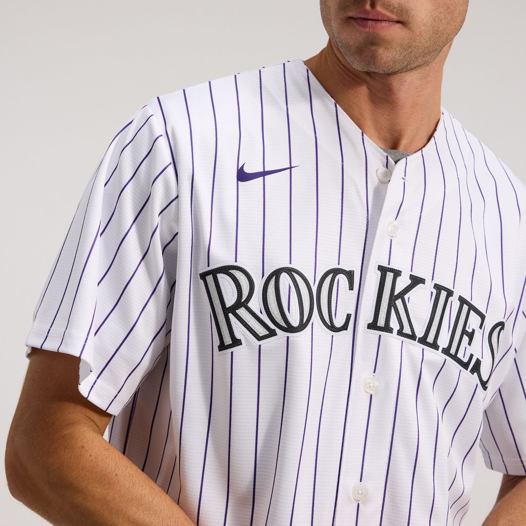 Colorado Rockies Nike Home Replica Team Jersey - White Team Jersey Sports Fan Apparel
