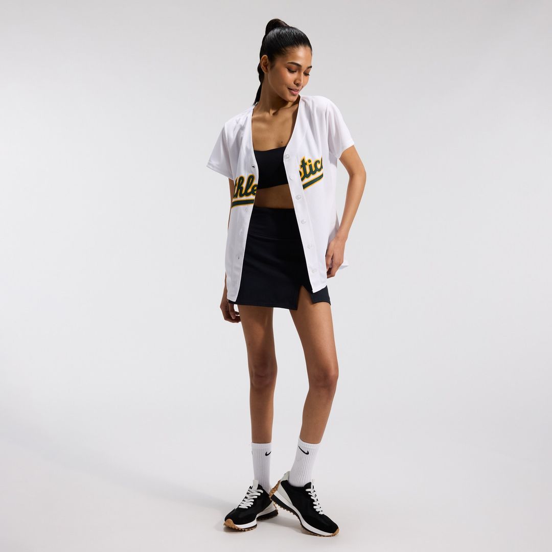 Athletics Nike Women's Home Replica Team Jersey - White Team Jersey Sports Fan Apparel