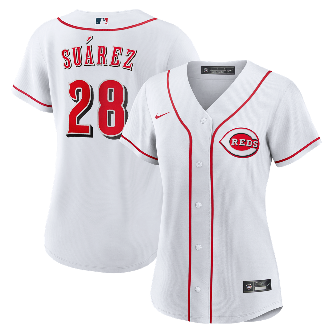 Cincinnati Reds Eugenio Suárez Nike Women's Home Replica Jersey - White Team Jersey Sports Fan Apparel