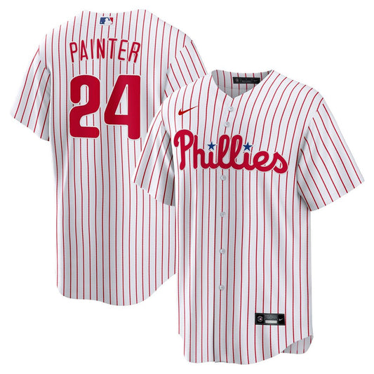 Philadelphia Phillies Andrew Painter Nike Home Replica Jersey - White Team Jersey Sports Fan Apparel