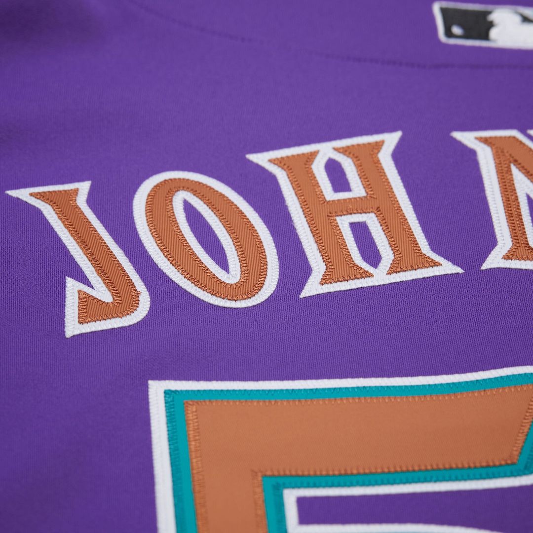 Arizona Diamondbacks Randy Johnson Mitchell & Ness 2000 Throwback Authentic Jersey - Purple Team Jersey Sports Fan Apparel
