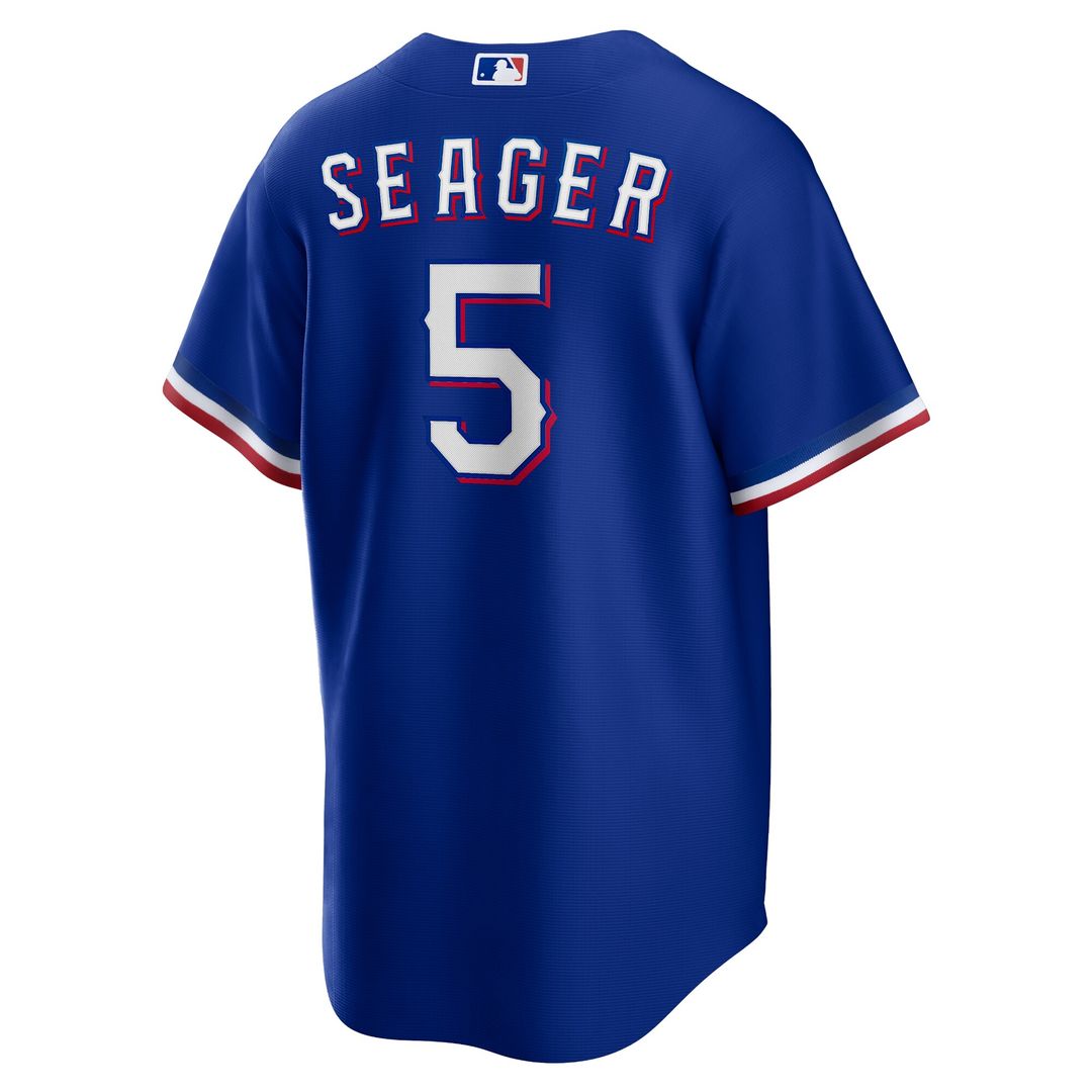 Texas Rangers Corey Seager Nike Alternate 2 Replica Jersey - Royal Team Jersey Sports Fan Apparel