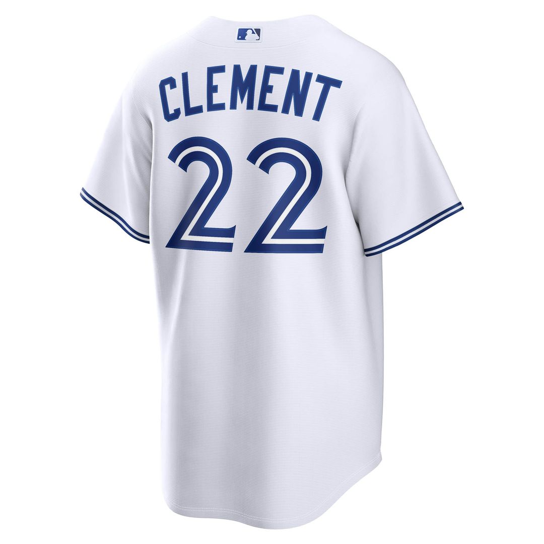 Toronto Blue Jays Ernie Clement Nike Home Replica Jersey - White Team Jersey Sports Fan Apparel