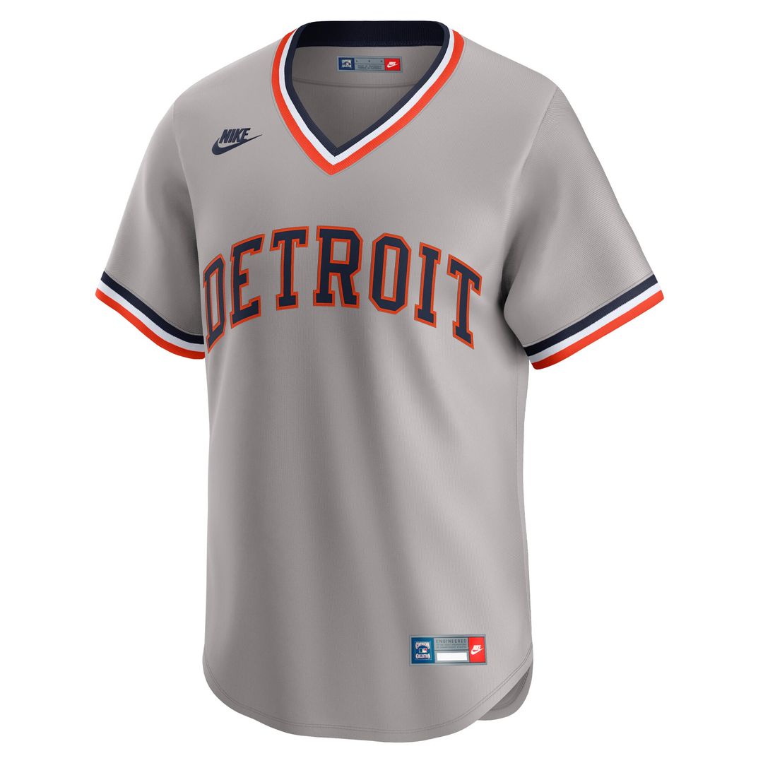 Detroit Tigers Alan Trammell Nike Cooperstown Limited Jersey - Gray Team Jersey Sports Fan Apparel