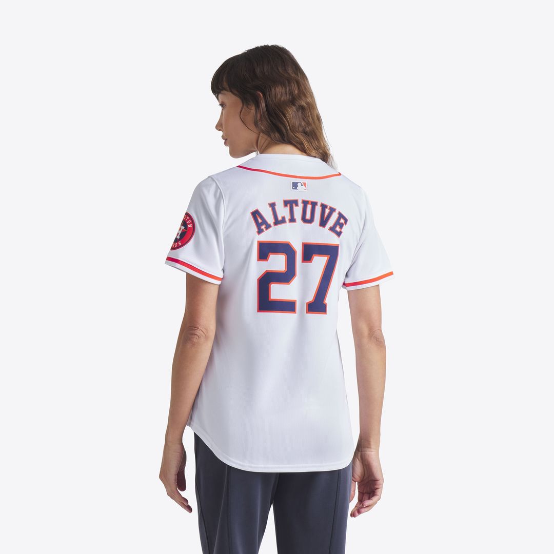Houston Astros Jose Altuve Nike Women's Home Limited Player Jersey - White Team Jersey Sports Fan Apparel