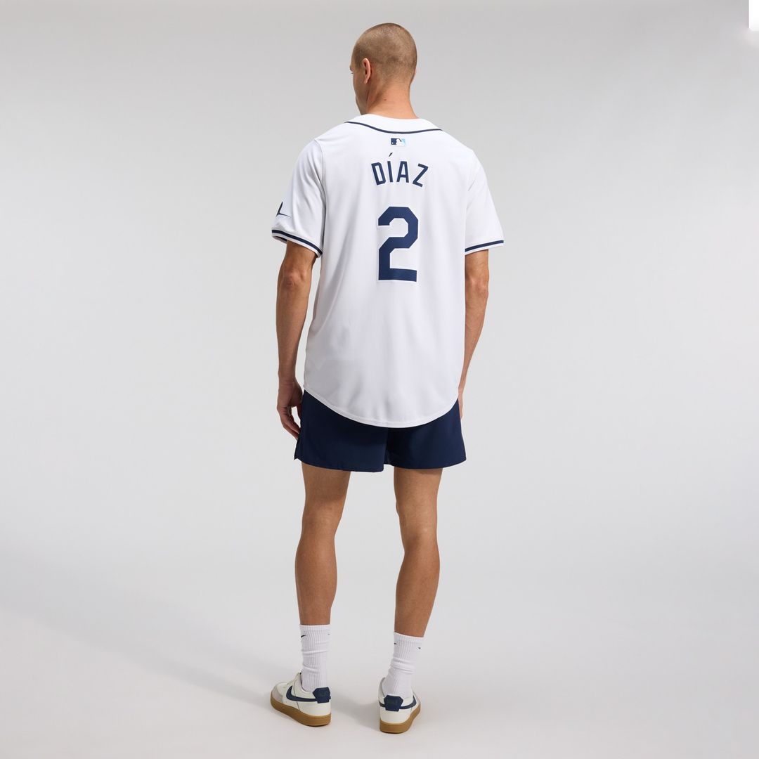 Tampa Bay Rays Yandy Diaz Nike Home Limited Player Jersey - White Team Jersey Sports Fan Apparel