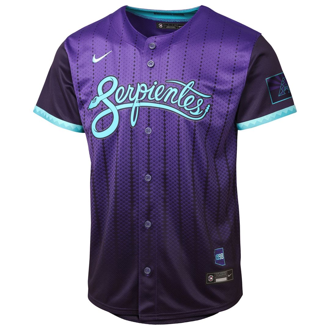 Arizona Diamondbacks Nike Youth 2025 City Connect Limited Jersey - Purple Team Jersey Sports Fan Apparel