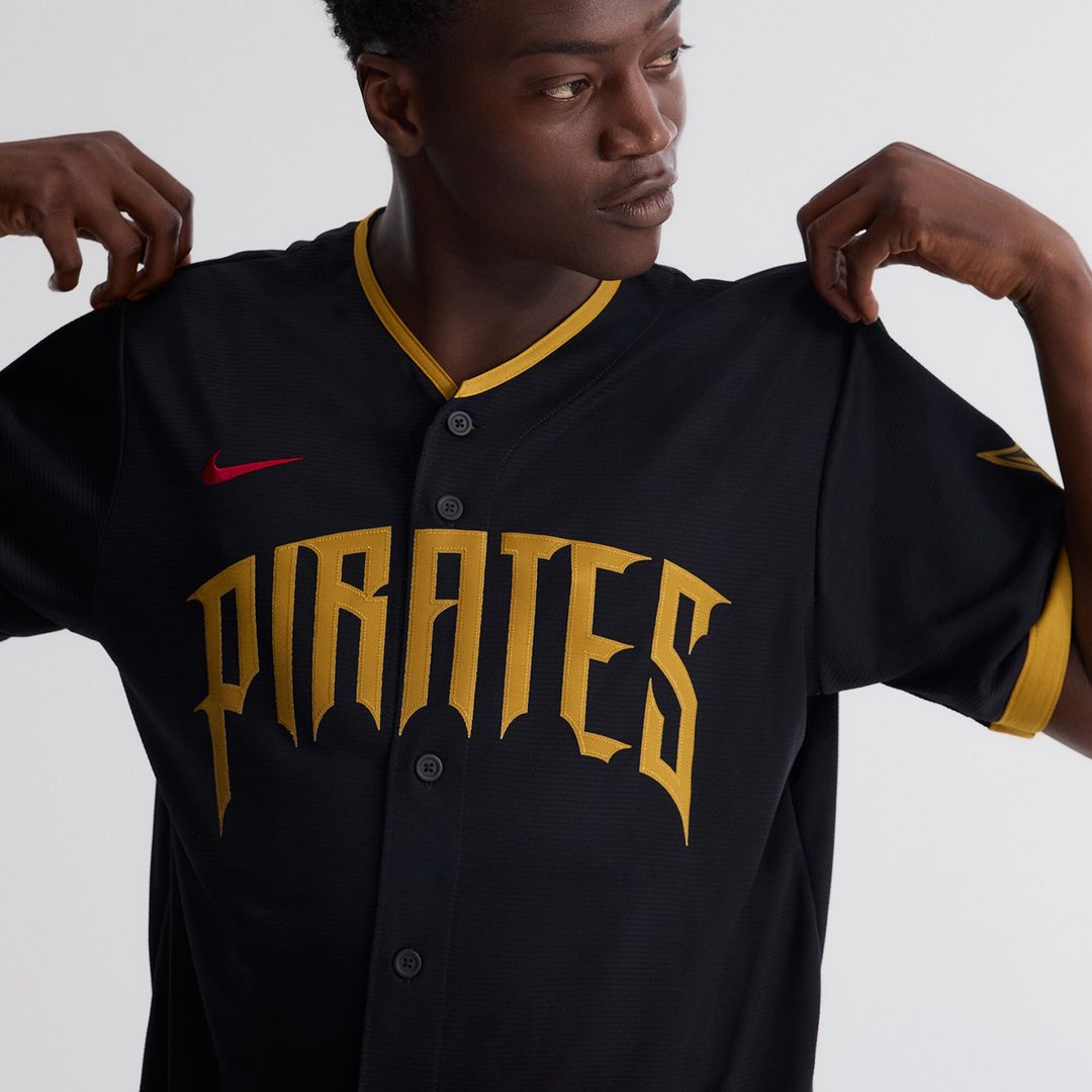 Pittsburgh Pirates Oneil Cruz Nike 2026 City Connect Stadium Jersey - Black Team Jersey Sports Fan Apparel