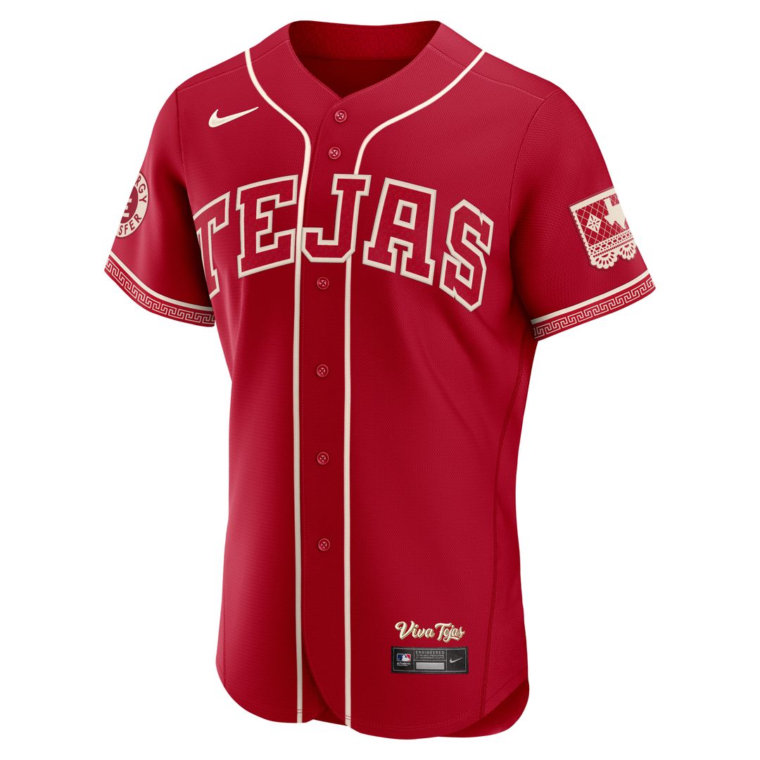 Texas Rangers Corey Seager Nike 2026 City Connect Authentic Sponsor Patch Jersey - Red Team Jersey Sports Fan Apparel